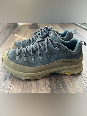 Merrell Ontario SP Lace 1TRL XBelstaff  Hiking Sneaker Mineral Aloe Mens 12